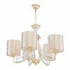 Подвесная люстра Arte Milano Florentia-3387 303387/5 Wh/Gd Подвесная люстра Arte Milano Florentia-3387 303387/5 Wh/Gd