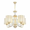 Подвесная люстра Arte Milano Florentia-3387 303387/5 Wh/Gd Подвесная люстра Arte Milano Florentia-3387 303387/5 Wh/Gd