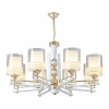 Подвесная люстра Arte Milano Florentia-6087 306087/8 Wh/Gd