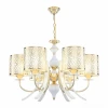 Подвесная люстра Arte Milano Florentia-6067 306067/6 Wh/Gd Подвесная люстра Arte Milano Florentia-6067 306067/6 Wh/Gd