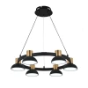 Подвесная светодиодная люстра Indigo Traforo 11059/6P Black V000182L