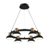 Подвесная светодиодная люстра Indigo Traforo 11059/6P Black V000182L