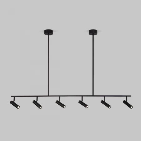 Подвесная светодиодная люстра Eurosvet Epiphania 20252/6 LED черный