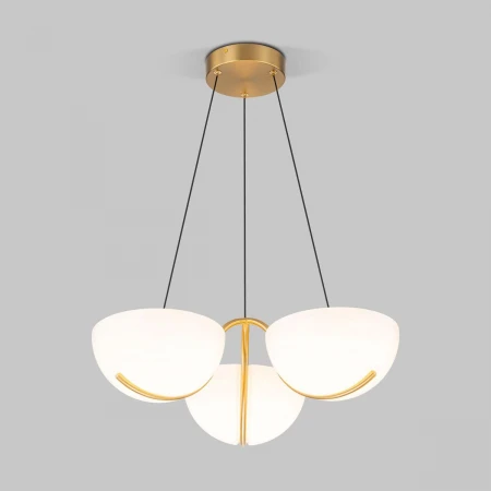 Подвесная светодиодная люстра Eurosvet Emisfero 50083/3 LED золото