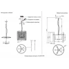 Подвесная люстра Crystal Lux CLARO SP5