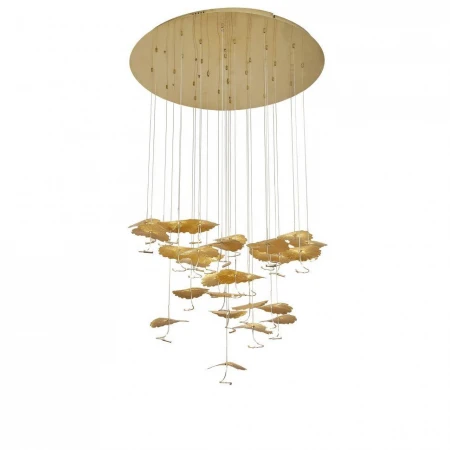 Подвесная светодиодная люстра iLedex Lotus 8827P-19 BR