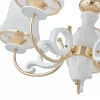 Подвесная люстра Arte Milano Florentia-1097 301097/5 Wh/Gd Подвесная люстра Arte Milano Florentia-1097 301097/5 Wh/Gd