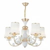 Подвесная люстра Arte Milano Florentia-1097 301097/5 Wh/Gd Подвесная люстра Arte Milano Florentia-1097 301097/5 Wh/Gd