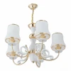 Подвесная люстра Arte Milano Florentia-1097 301097/5 Wh/Gd Подвесная люстра Arte Milano Florentia-1097 301097/5 Wh/Gd