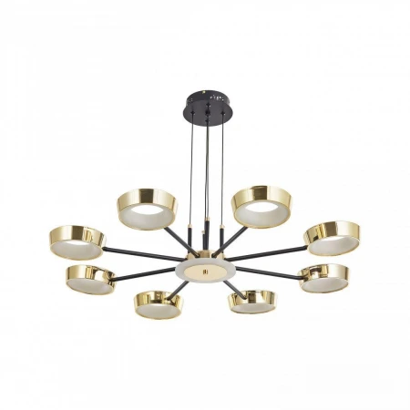 Подвесная светодиодная люстра Arte Milano Ferrara71079 271079/8 BK/GD