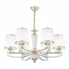 Подвесная люстра Arte Milano Florentia-2457 302457/6 Wh/Gd Подвесная люстра Arte Milano Florentia-2457 302457/6 Wh/Gd
