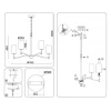 Подвесная люстра Ambrella light High Light LH56054 Подвесная люстра Ambrella light High Light LH56054