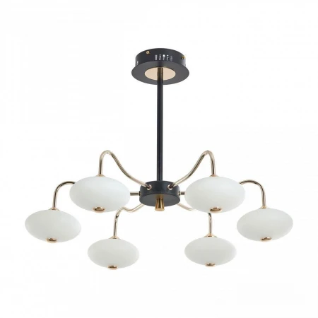 Потолочная светодиодная люстра Arte Milano Neapol73908 273908/6 BK/GD