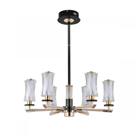 Подвесная светодиодная люстра Indigo Grandioso 13038/6R Black V000185L