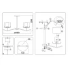 Потолочная люстра Ambrella Light High Light Modern LH57001