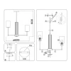 Подвесная люстра Ambrella Light High Light Modern LH56215 Подвесная люстра Ambrella Light High Light Modern LH56215
