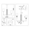 Подвесная люстра Ambrella Light High Light Modern LH56213 Подвесная люстра Ambrella Light High Light Modern LH56213