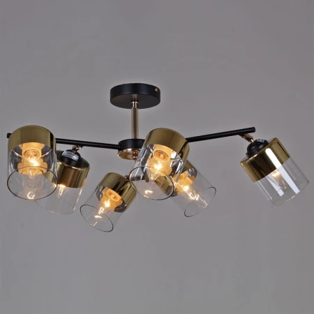 Потолочная люстра Reluce 11555-0.3-06 BK+FGD