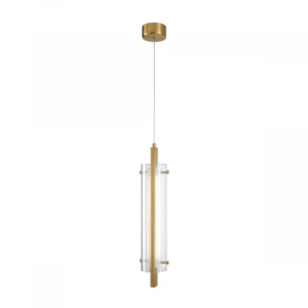 Подвесной светодиодный светильник Indigo Vitreo 11067/A/1P Brass V000173L