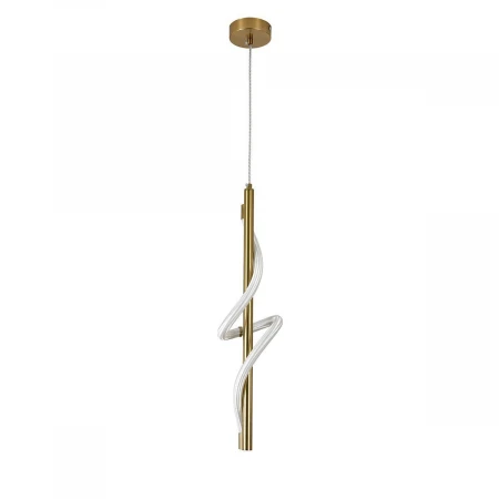 Подвесной светодиодный светильник Indigo Intreccio 14025/1P Brass V000144L