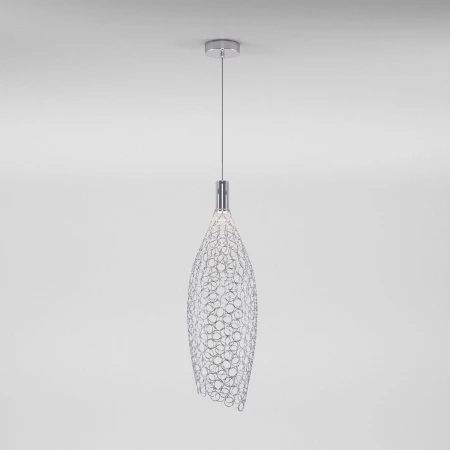 Подвесной светодиодный светильник Eurosvet Ruche 90352/1 хром
