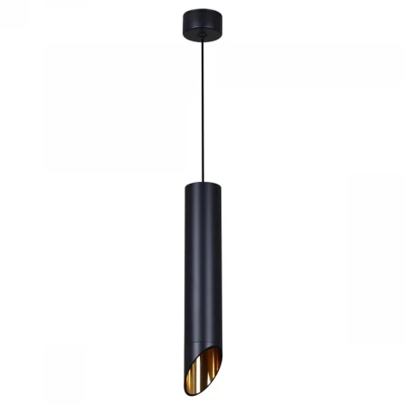 Подвесной светильник Reluce Technical 16007-0.9-001LD 300mm GU10 BK+GD
