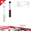 Подвесной светильник Reluce Technical 16005-0.9-001IL GU10 BK