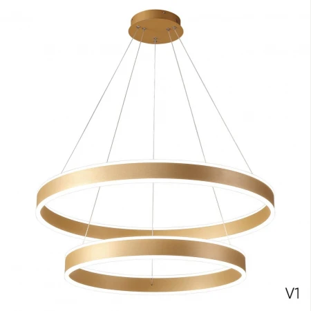 Подвесной светодиодный светильник Crystal Lux MUCHOS SP123W LED  GOLD