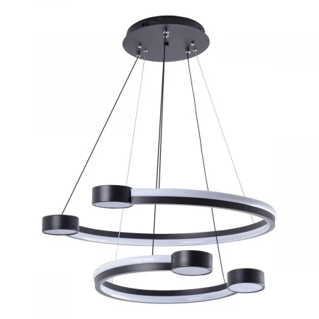 Подвесной светильник LED4U L7100-2 BK Подвесной светильник LED4U L7100-2 BK