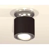 Комплект накладного светильника Ambrella light Techno Spot XS7402081 SBK/PSL черный песок/серебро полированное (N7927, C7402, N7003)