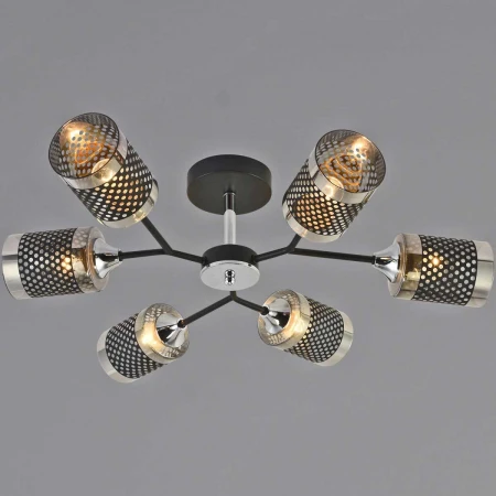 Потолочный светильник Reluce 01405-3.3-06B BK+CR