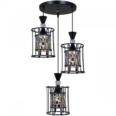 Потолочный светильник Reluce 05362-0.9-03 BK+CH