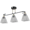 Потолочный светильник ILLUMICO IL0782-3CSQ-25 BK AB AREZZO
