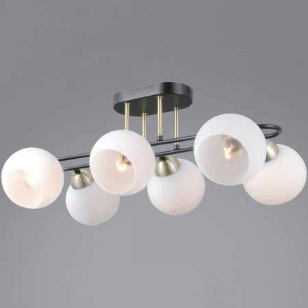 Потолочный светильник ILLUMICO IL0790-6CSQ-25 BK AB TRENTO