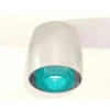 Комплект накладного светильника Ambrella light Techno Spot XS1143011 PSL/BL серебро полированное/голубой (C1143, N7194)