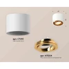 Комплект накладного светильника Ambrella light Techno Spot XS7510004 SWH/PYG белый песок/золото желтое полированное (C7510, N7004)