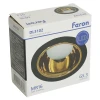 Светильник встраиваемый Feron DL3102 потолочный MR16 G5.3 черный + золото 51403 Светильник встраиваемый Feron DL3102 потолочный MR16 G5.3 черный + золото 51403