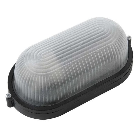 Светильник General GCF-O-E27-60-IP65 (НБП/НПП 1401) овал черный без реш.