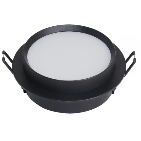 Светильник встраиваемый Feron DL507 потолочный GX53 черный круг 51349