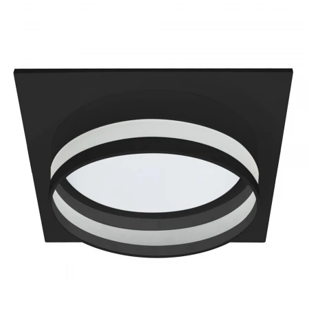 Светильник встраиваемый Feron DL703 LUNA потолочный GX70 черный квадрат 51100 Светильник встраиваемый Feron DL703 LUNA потолочный GX70 черный квадрат 51100