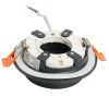 Светильник встраиваемый Feron DL504 потолочный GX53 черный круг IP44 51102 Светильник встраиваемый Feron DL504 потолочный GX53 черный круг IP44 51102