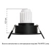 Встраиваемый светильник Arte Lamp Act Mini A3536PL-1BK Встраиваемый светильник Arte Lamp Act Mini A3536PL-1BK