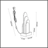 Настольная лампа Odeon Light Exclusive Hightech Foros 5437/12TL