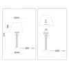 Настольная лампа Ambrella light High Light LH71027