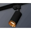 Комплект трекового светильника Ambrella light Track System XT6323064 SBK/PYG черный песок/золото желтое полированное (A2521, C6323, N6134)