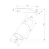 Трековый светодиодный светильник Elektrostandard Slim Magnetic Kars 85524/01 a069471