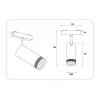 Трековый светодиодный светильник Ambrella light Track System GV1571 Трековый светодиодный светильник Ambrella light Track System GV1571