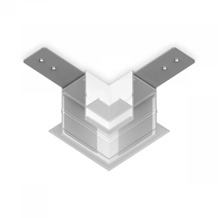 Коннектор L-образный встраиваемый Ambrella Light Track System Magnetic 220V GL1039