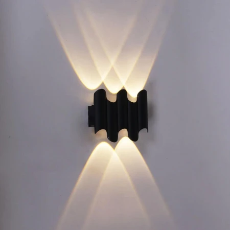 Уличный настенный светодиодный светильник Reluce 86851-9.2-005KT LED5W BK Уличный настенный светодиодный светильник Reluce 86851-9.2-005KT LED5W BK