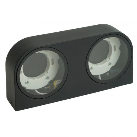 Светильник садово-парковый Feron DH1203,на стену, GX53 230V, черный 51328